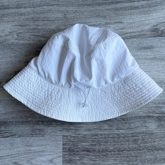 Solbari Bondi Bucket Hat UPF 50+ White with Cinch, Large / XLarge - Picture 4 of 6